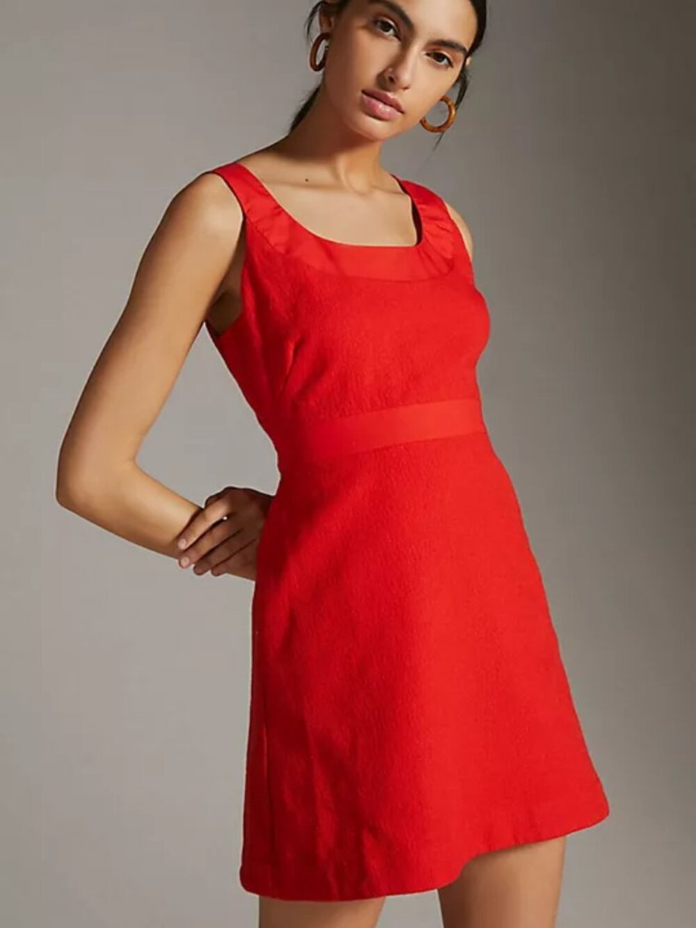Anthropologie Maeve Sleeveless Square Neck Mini Dress size 18W